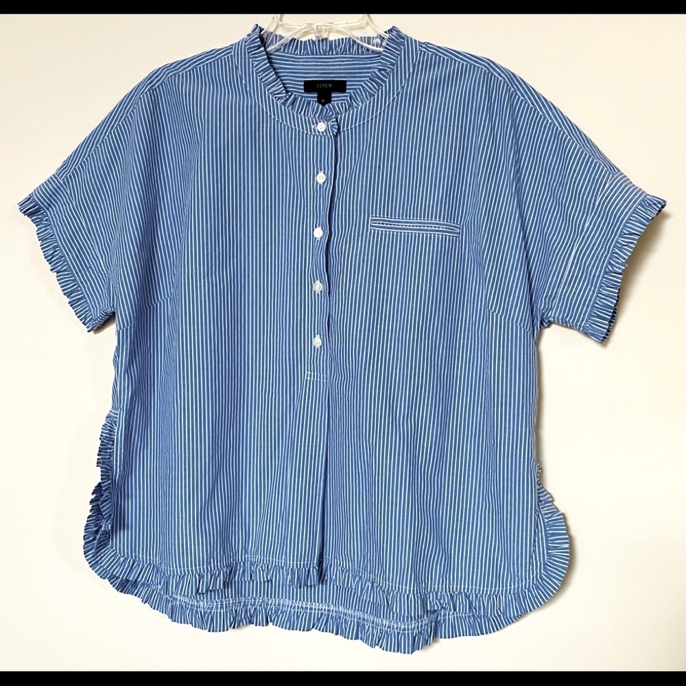 J. Crew Women’s 100% Cotton Shirt Blouse Top